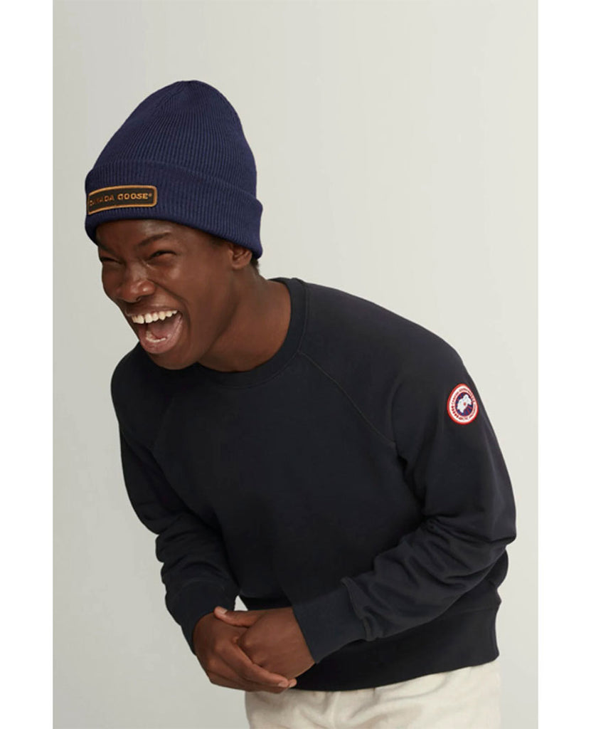 Emblem Rib Toque Navy Heather data-zoom-image=