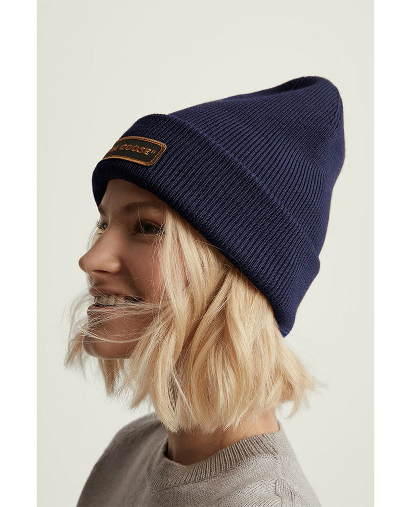 Emblem Rib Toque Navy Heather data-zoom-image=
