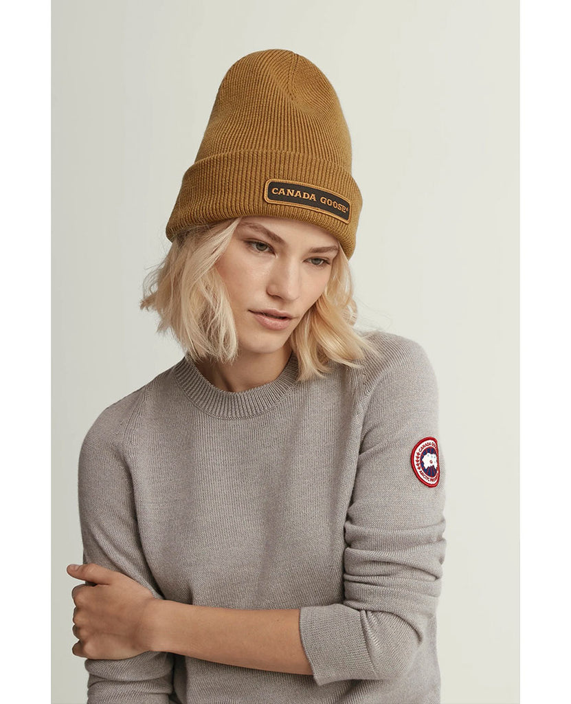 Emblem Rib Toque Heirloom Gold data-zoom-image=