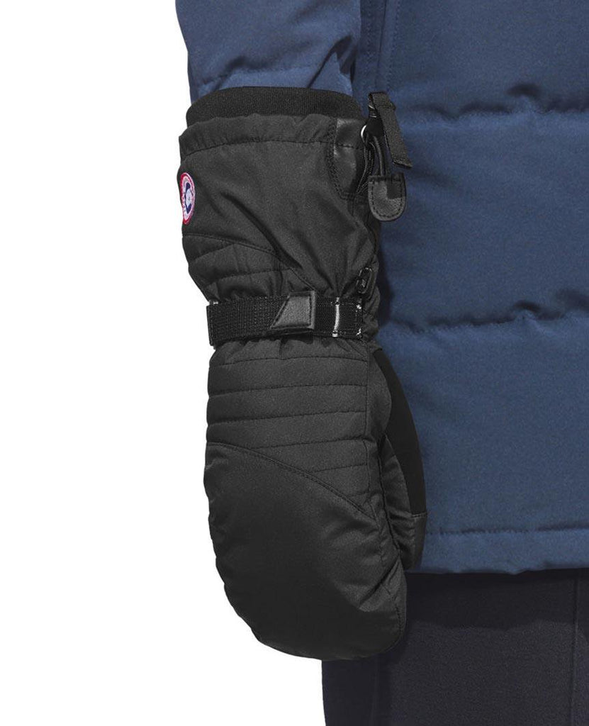 Arctic Down Mitts Womens Black data-zoom-image=