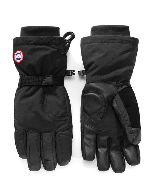 Arctic Down Black Gloves Mens
