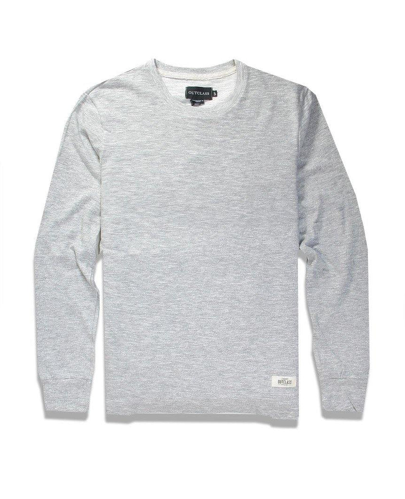 Grey Slub L/S T-Shirt data-zoom-image=