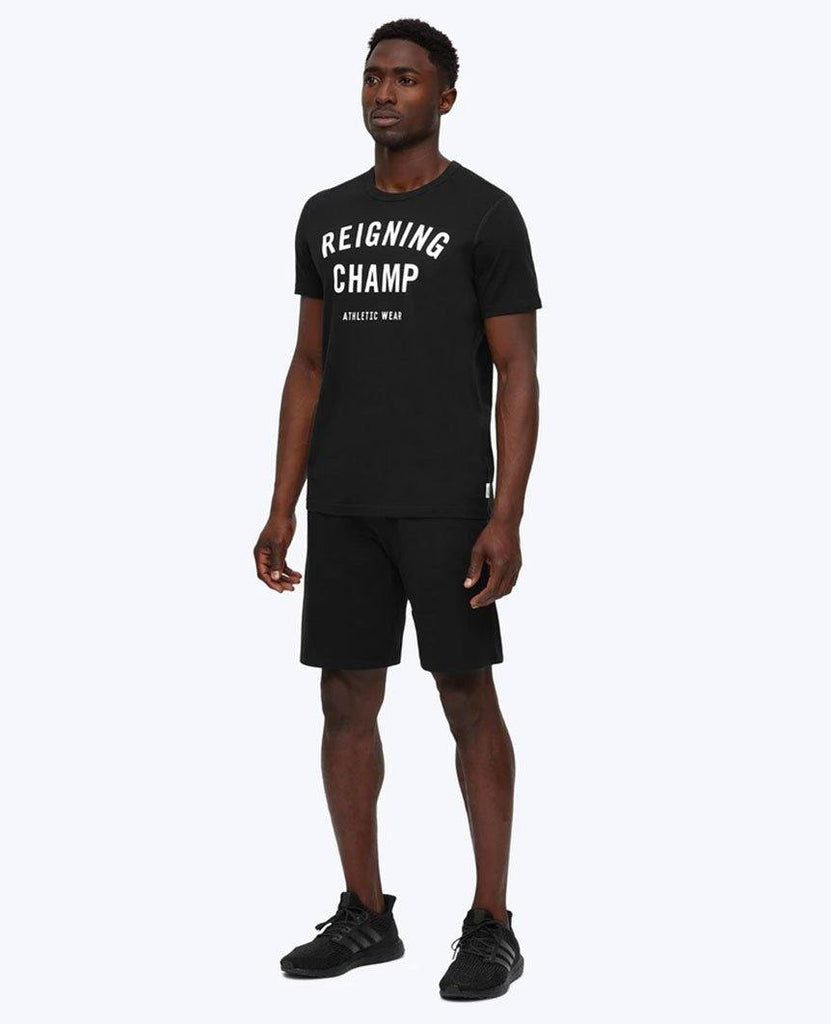 Lightweight Terry Sweatshort Black data-zoom-image=