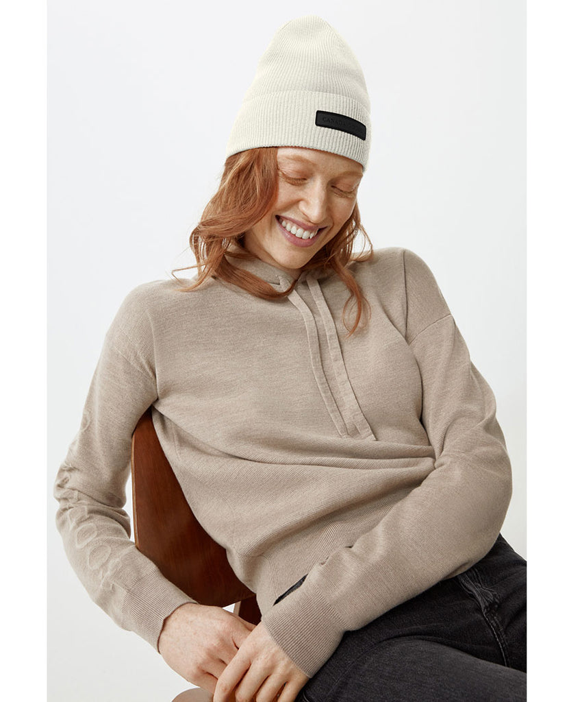 Lightweight Beanie Cashmere Mist Grey Womens data-zoom-image=