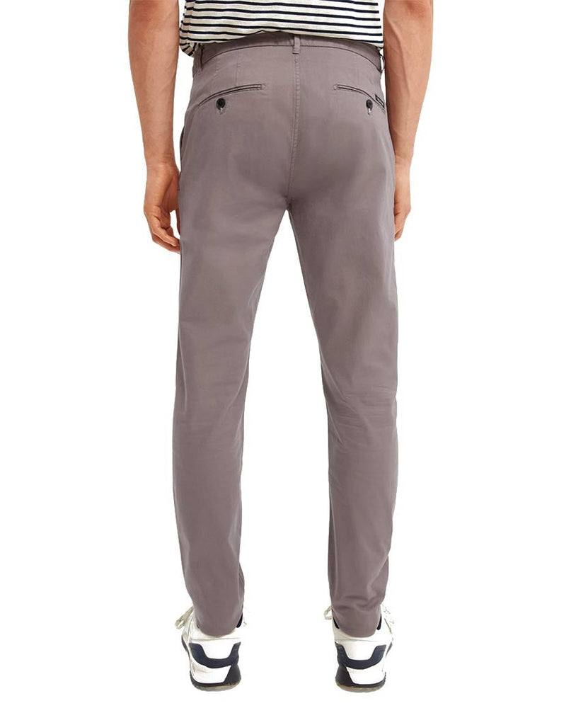 Stuart Stretch Cotton Chinos Regular Slim Fit  Grey data-zoom-image=