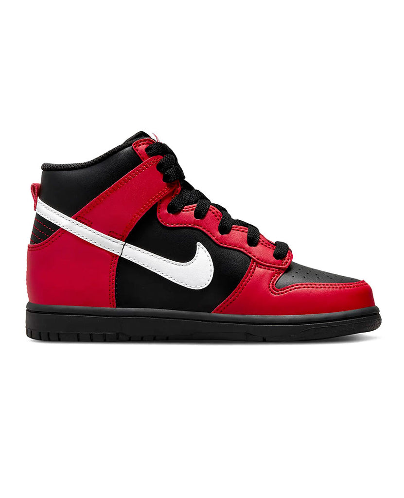 Dunk High (PS) Black  Red data-zoom-image=