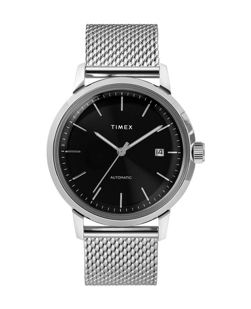 Marlin® Automatic 40mm Stainless Steel Mesh Band Watch data-zoom-image=