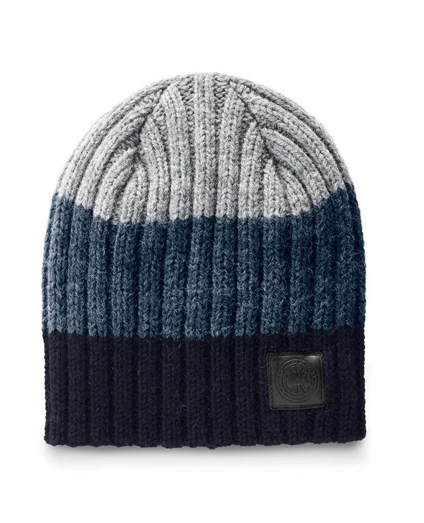 Block Rib Slouch Hat Navy data-zoom-image=