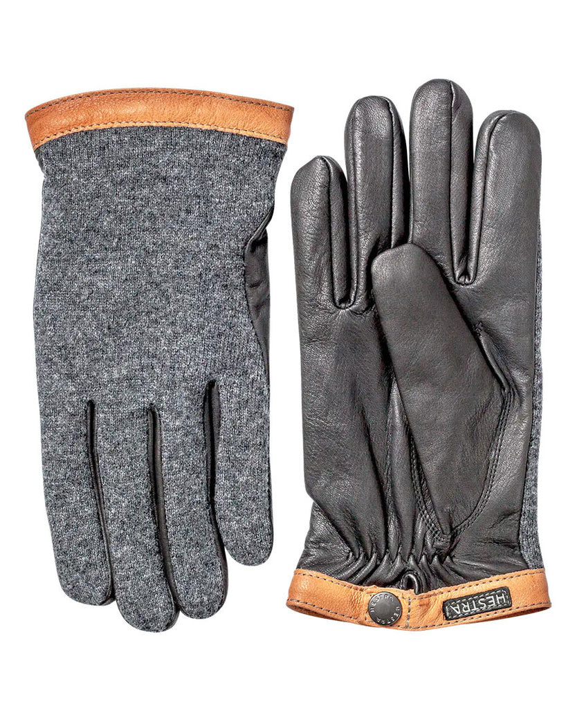 Deerskin Wool Tricot Charcoal Black data-zoom-image=