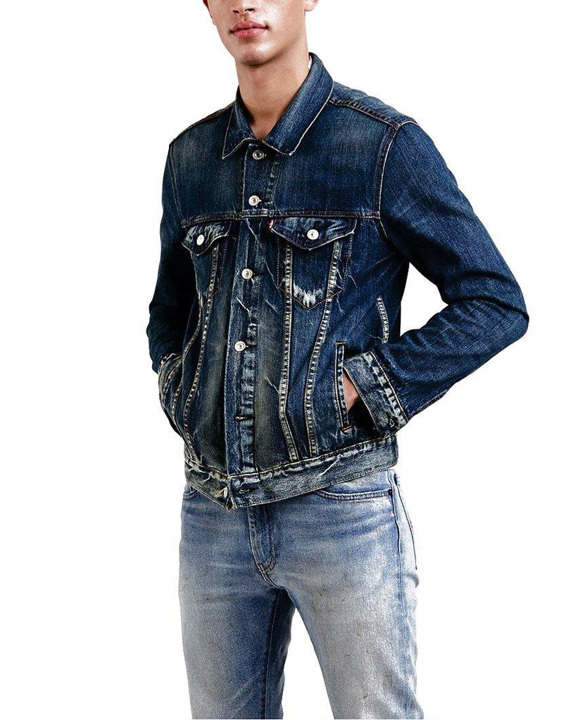 Original Trucker Denim Jacket Blue Indigo data-zoom-image=
