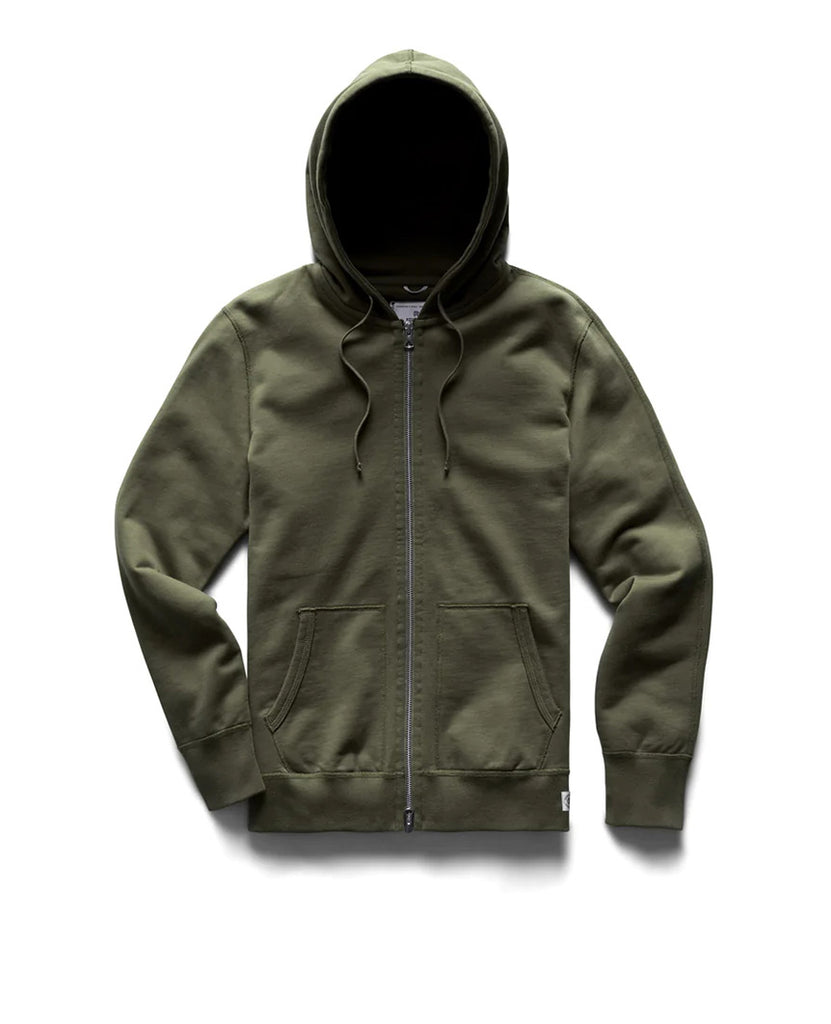 Midweight Terry Full Zip Hoodie Fir data-zoom-image=