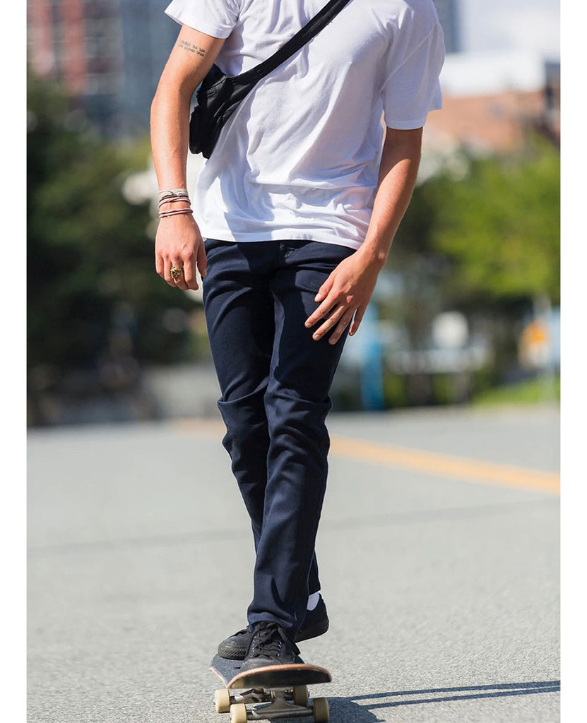 No Sweat Pant Slim Navy data-zoom-image=