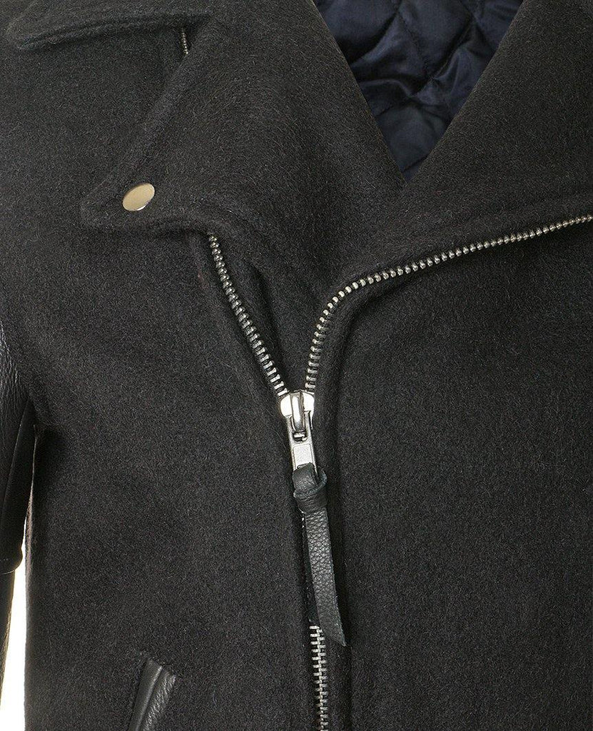 Contemporary Moto Black Jacket data-zoom-image=