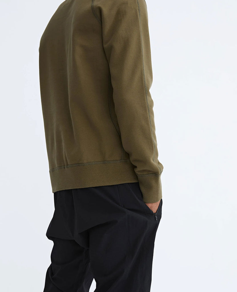 Midweight Terry Crewneck Moss data-zoom-image=