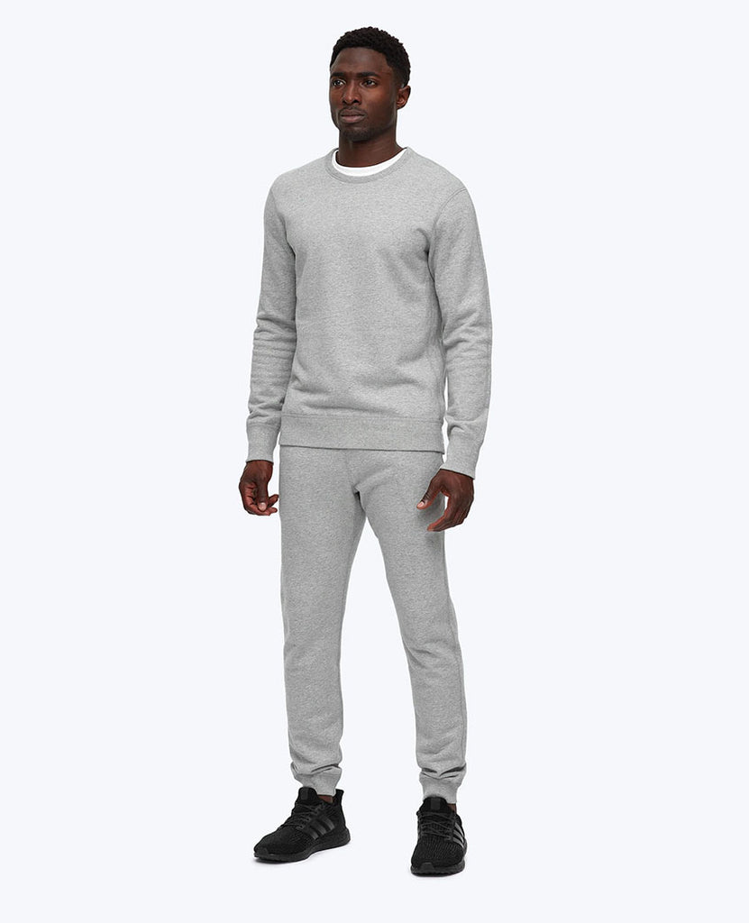 Midweight Terry Slim Sweatpant Heather Grey data-zoom-image=