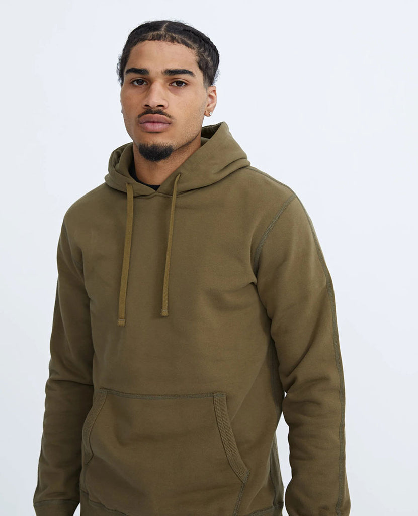 Midweight Terry Pullover Hoodie Moss data-zoom-image=