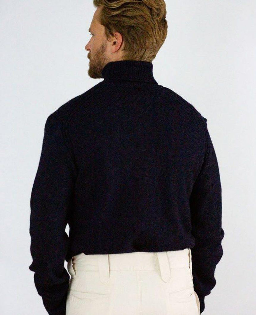Avon Polo Neck Navy data-zoom-image=