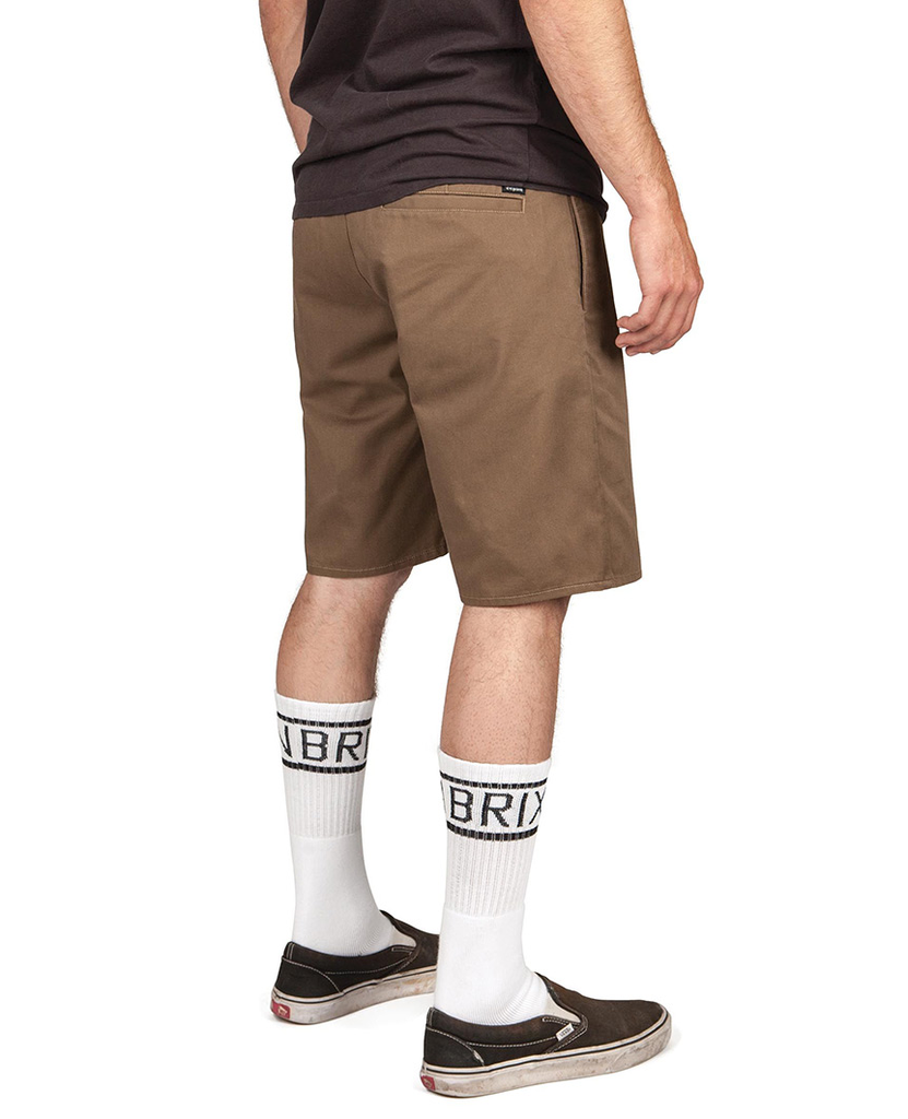 Carter Short Dark Khaki data-zoom-image=