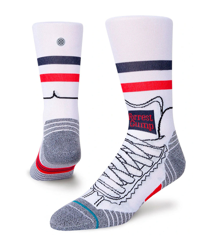 Run Forrest Run White Crew Unisex data-zoom-image=
