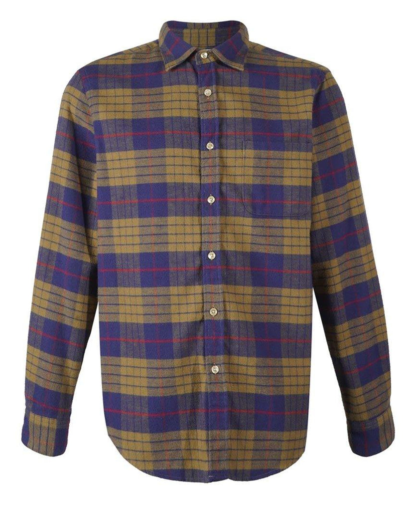Lift Green Navy Check Shirt data-zoom-image=