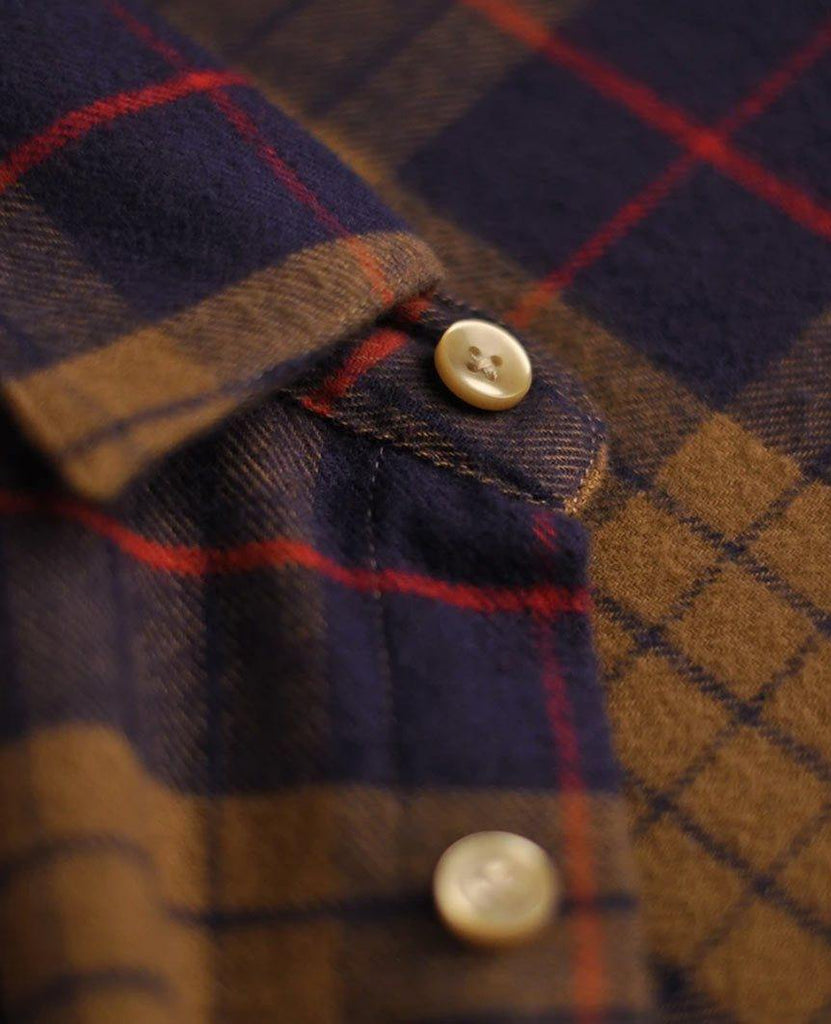 Lift Green Navy Check Shirt data-zoom-image=