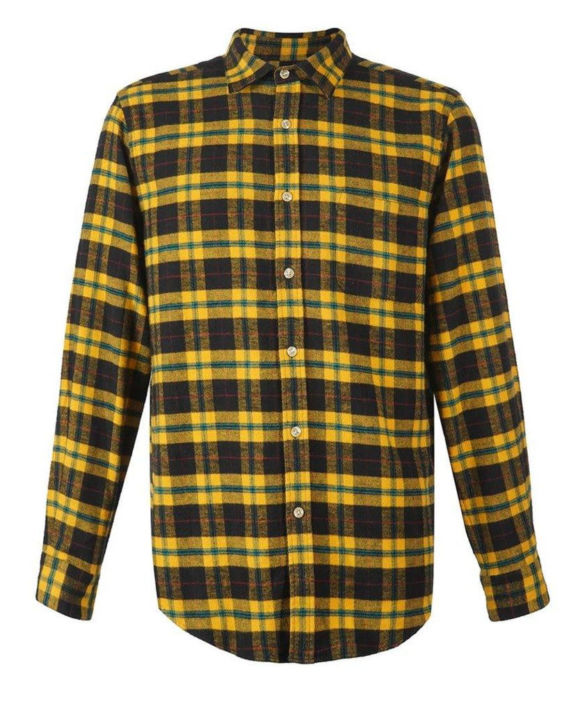 Lean Yellow Check Shirt data-zoom-image=