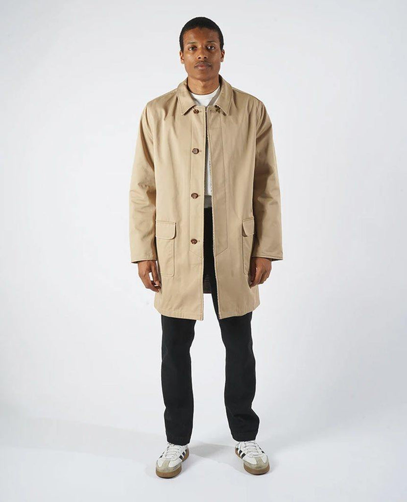 Gabardine Reversible Tan Jacket data-zoom-image=