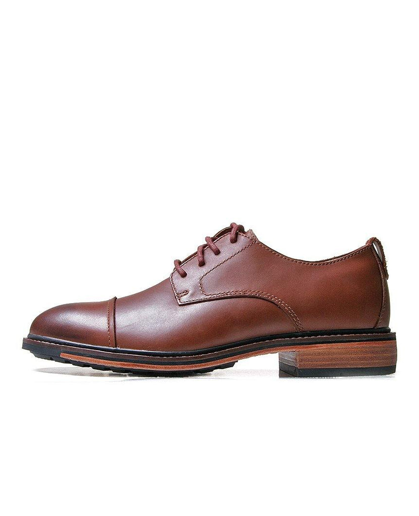 Bostonian Costigan Cap WP Dark Tan Leather data-zoom-image=