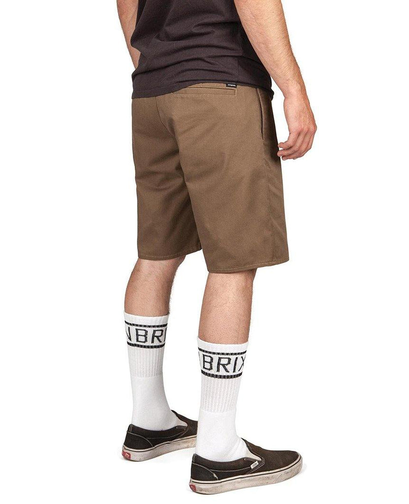 Carter Short Dark Khaki data-zoom-image=