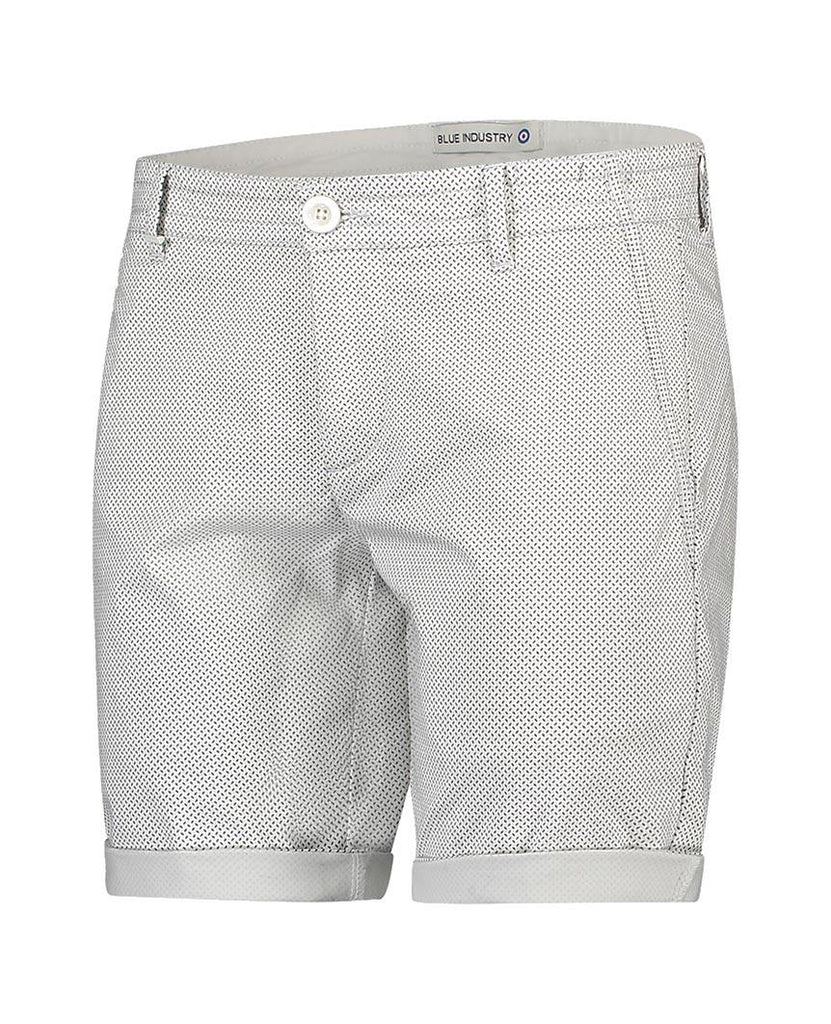 Printed Chino Short White data-zoom-image=