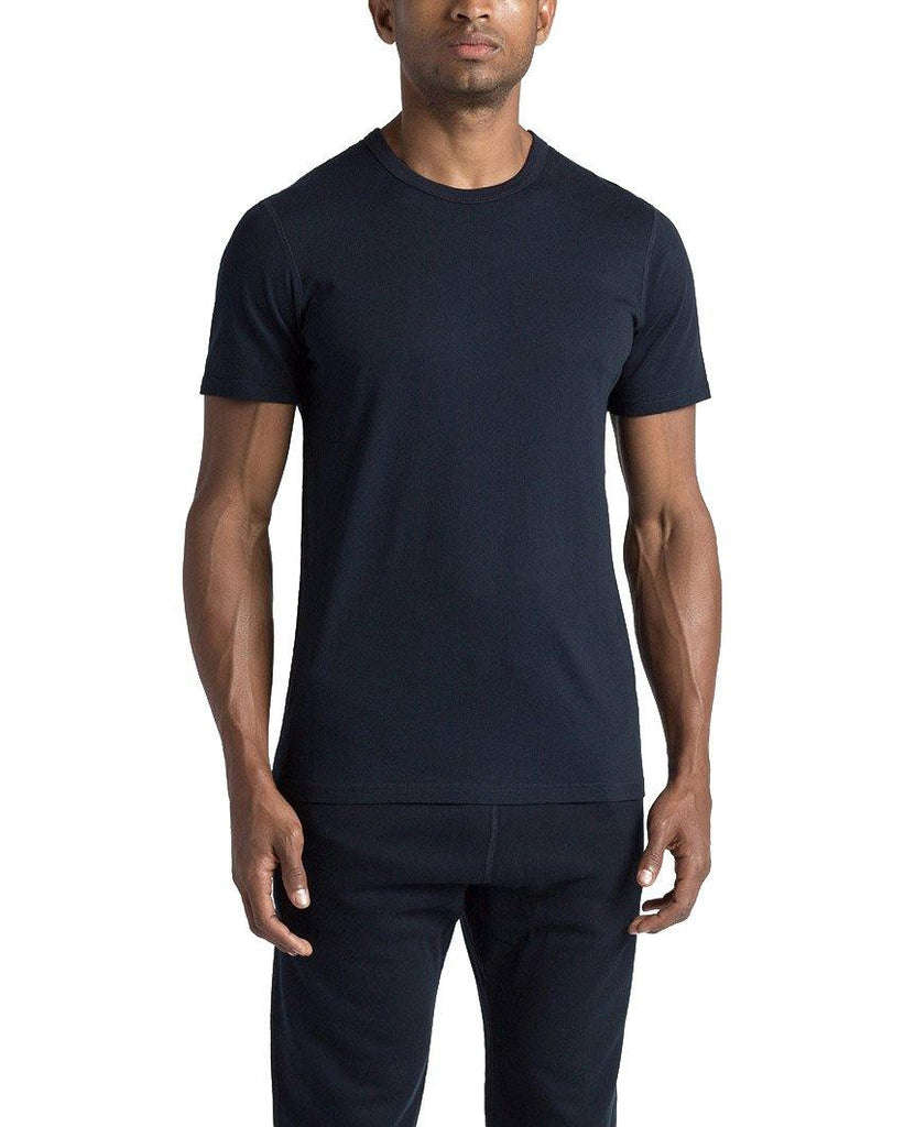 Ringspun Jersey T-Shirt Navy data-zoom-image=