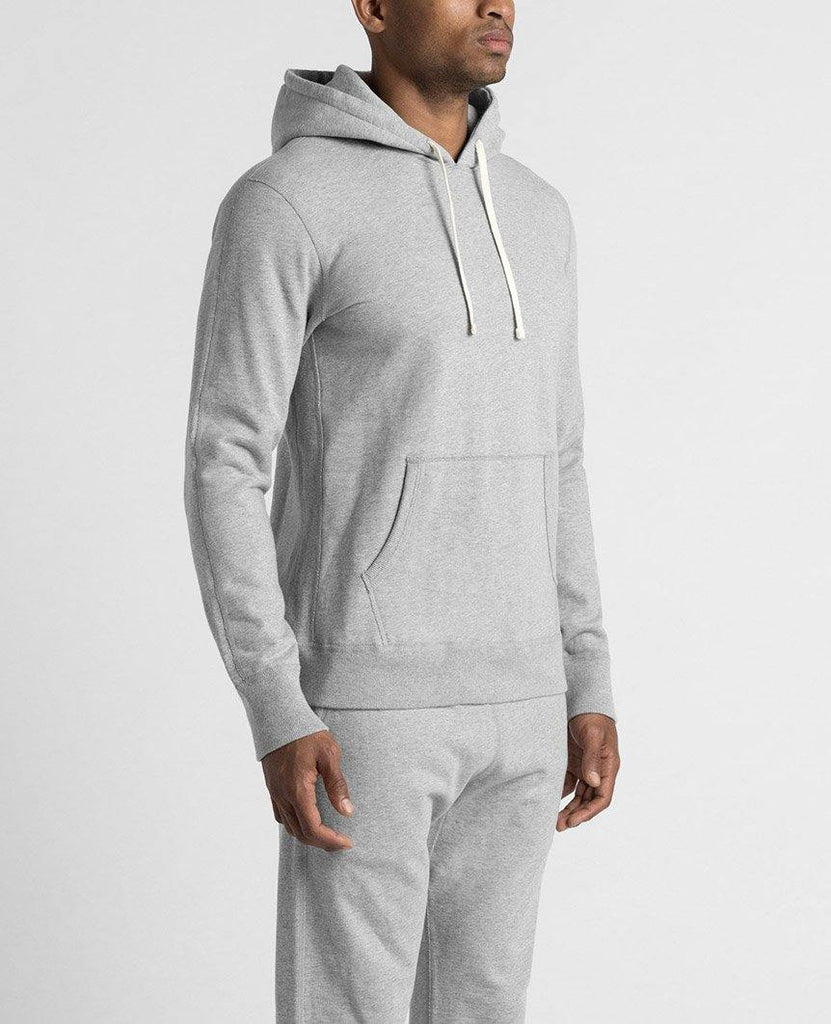 Pullover Hoodie Midweight Terry Heather Grey data-zoom-image=