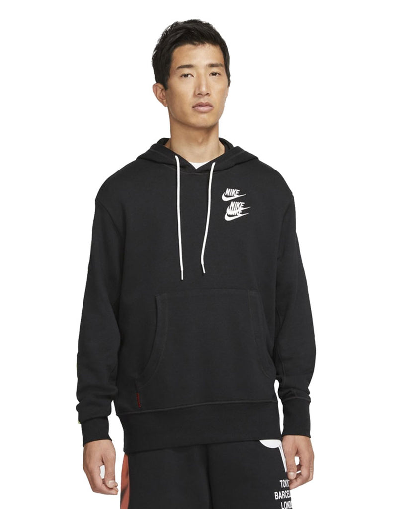 Sportswear Pullover French Terry Hoodie Black data-zoom-image=
