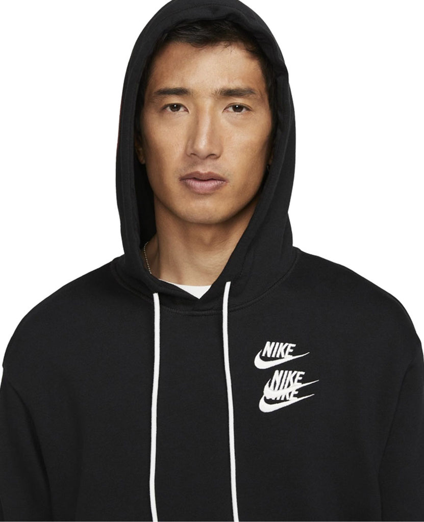 Sportswear Pullover French Terry Hoodie Black data-zoom-image=