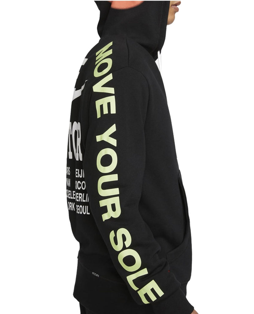 Sportswear Pullover French Terry Hoodie Black data-zoom-image=
