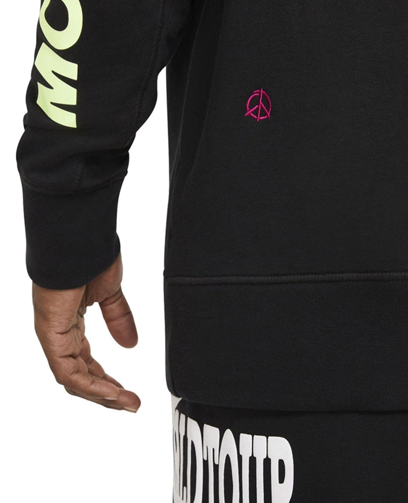 Sportswear Pullover French Terry Hoodie Black data-zoom-image=