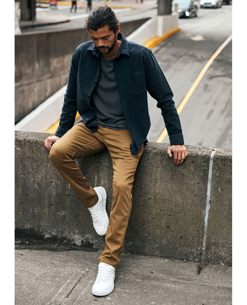 No Sweat Pant Slim Tobacco data-zoom-image=