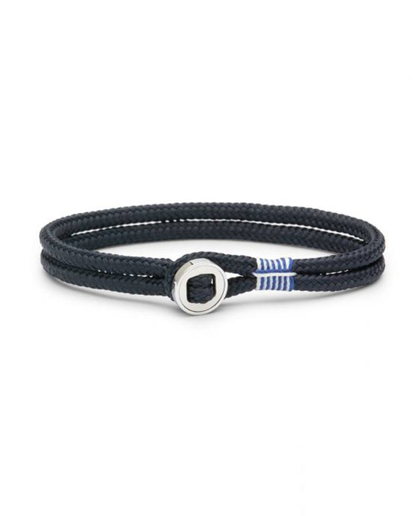 Don Dino Navy Silver  Bracelet data-zoom-image=