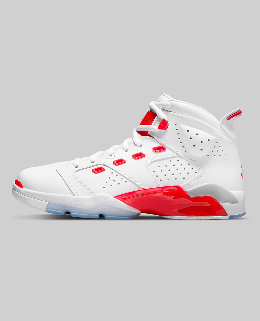 Air Jordan 6-17-23 "Fire Red" White GS data-zoom-image=