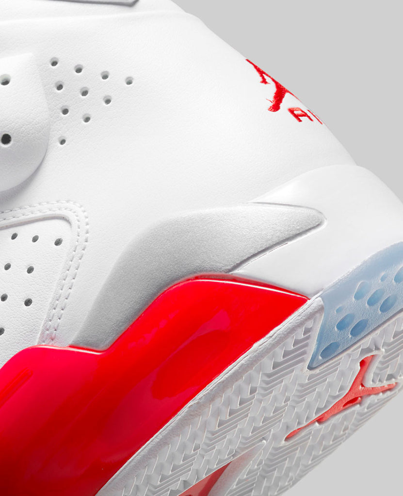 Air Jordan 6-17-23 "Fire Red" White GS data-zoom-image=