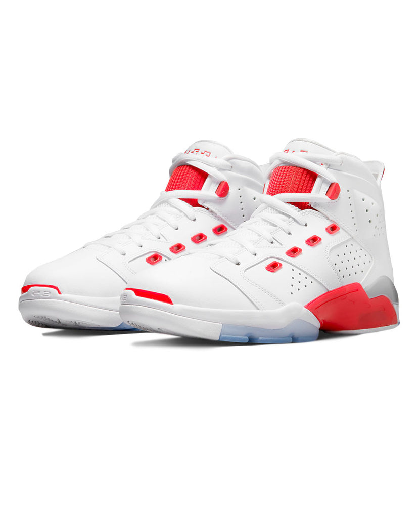 Air Jordan 6-17-23 "Fire Red" White GS data-zoom-image=
