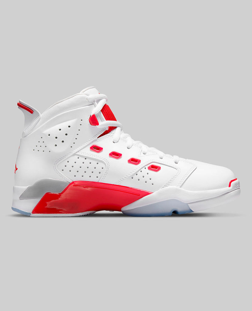 Air Jordan 6-17-23 "Fire Red" White GS data-zoom-image=