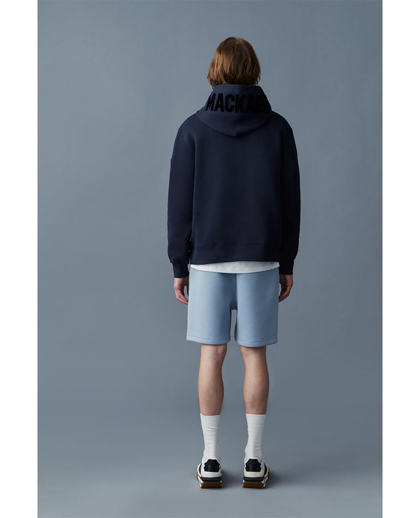 KRYS Pullover Hoodie with Velvet Embroidery Navy data-zoom-image=
