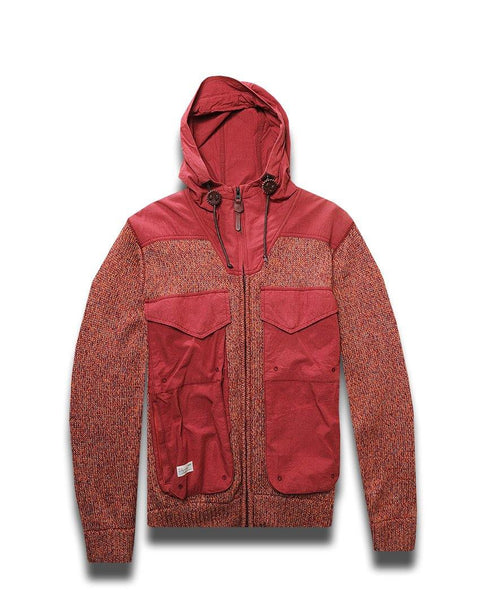 Hooded Cardigan Orange