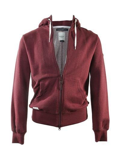 Zip Through Hoody Burgundy