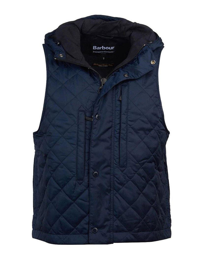 Barbour X Engineered Garments Field Vest Navy data-zoom-image=