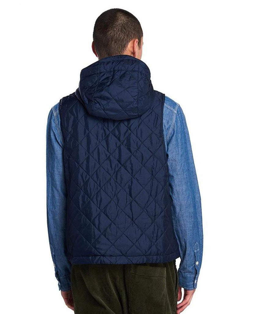 Barbour X Engineered Garments Field Vest Navy data-zoom-image=