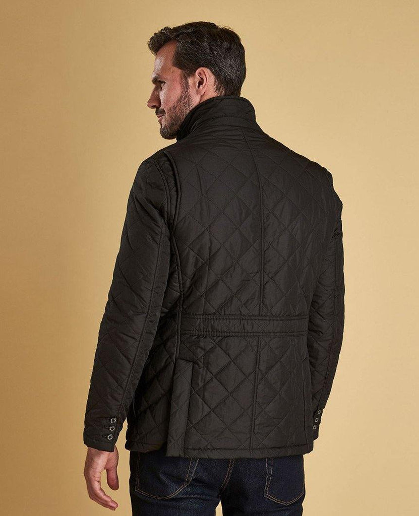 Lutz Quilted Jacket Black data-zoom-image=