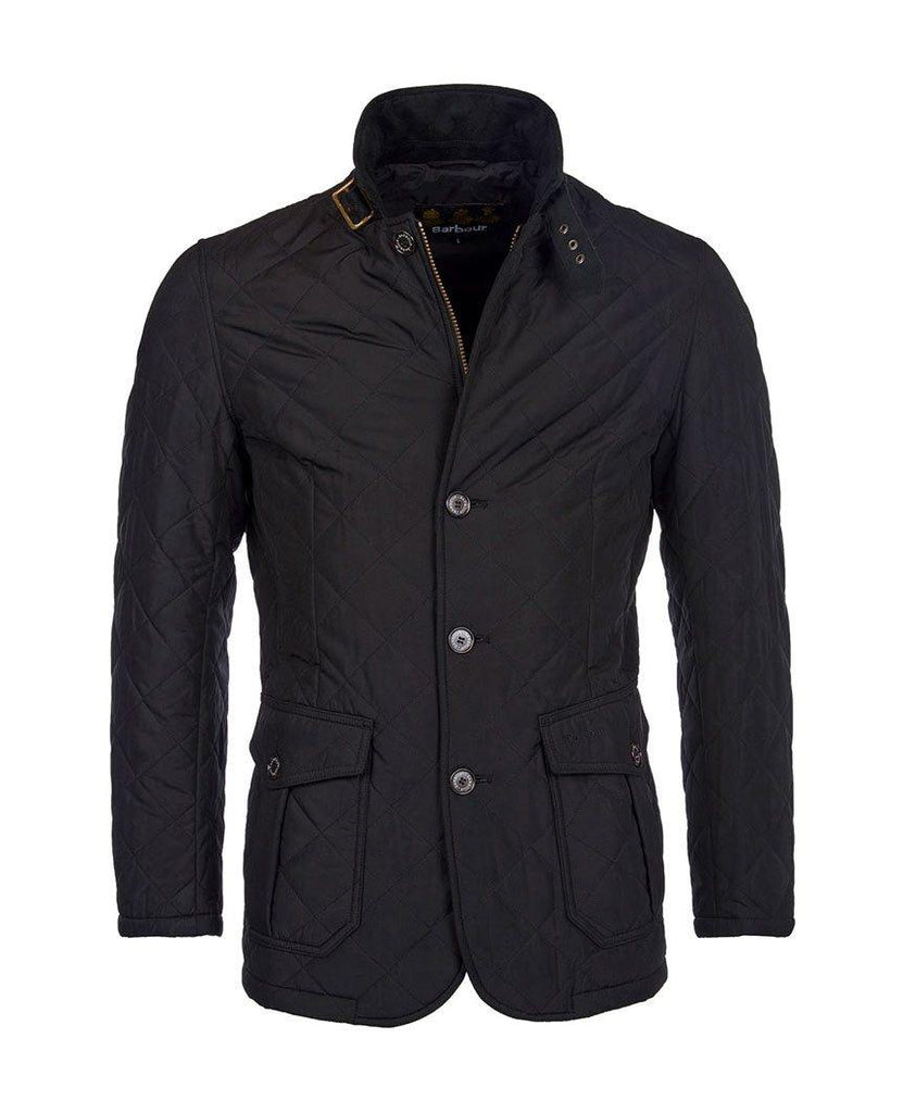 Lutz Quilted Jacket Black data-zoom-image=