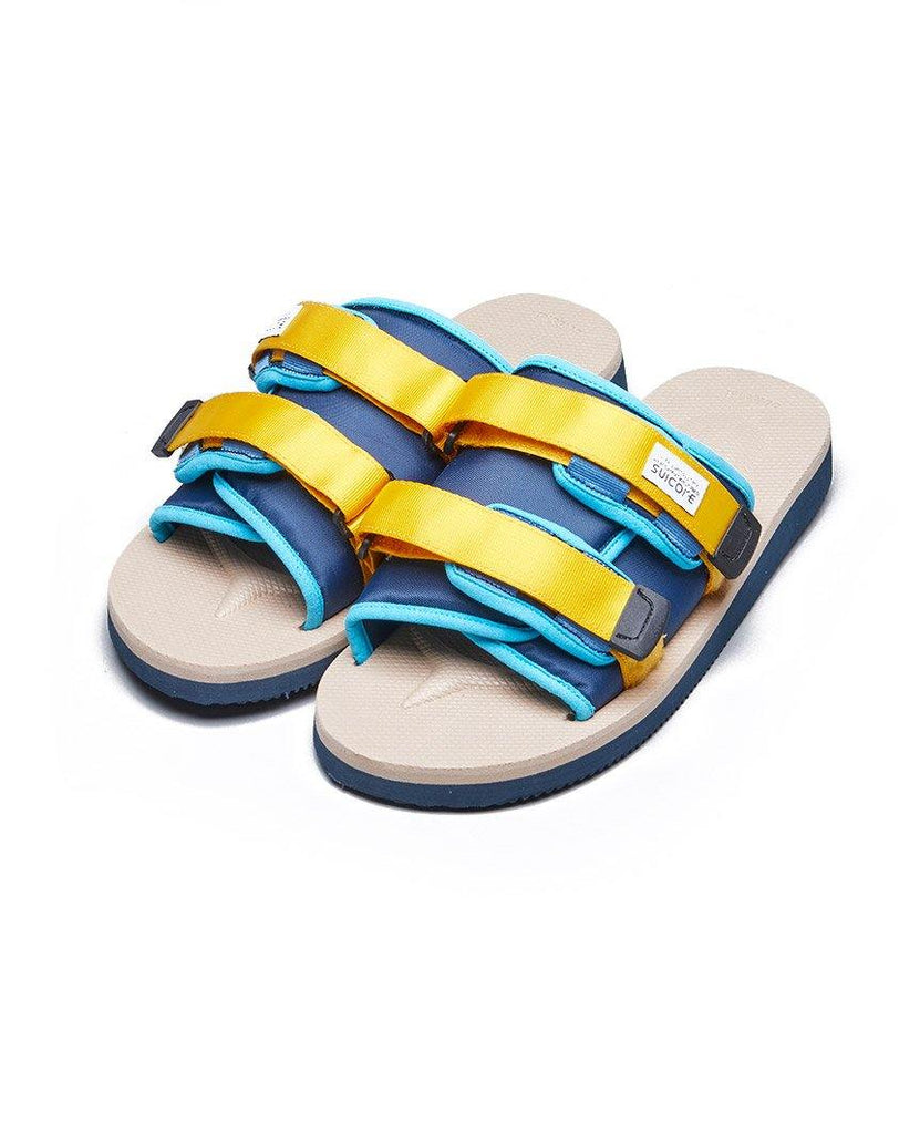 MOTO-CAB Sandals Navy Tan data-zoom-image=